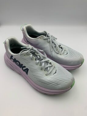 Hoka Women’s Rincon 3 Teal & Lavender Running Shoes with Mint Accents